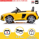 12V Remote Control Ride-On Car Toy for Toddlers and Kids Licensed Audi Magic Cars 2