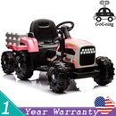 12V Ride-On Tractor with Remote Control and Bluetooth, 3-Speed Kids Toy for Ages 3-6 Magic Cars 0