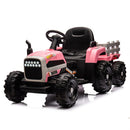 12V Ride-On Tractor with Remote Control and Bluetooth, 3-Speed Kids Toy for Ages 3-6 Magic Cars 12