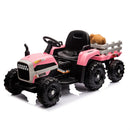 12V Ride-On Tractor with Remote Control and Bluetooth, 3-Speed Kids Toy for Ages 3-6 Magic Cars 4