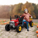 12V Electric Ride-On Tractor with Trailer, 25W Dual Motors and Remote Control Magic Cars 6
