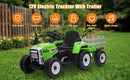 12V Electric Ride-On Tractor with Detachable Trailer for Kids and Toddlers Magic Cars 9