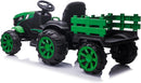 12V Battery-Powered Electric Ride-On Tractor with Trailer for Kids Magic Cars 7