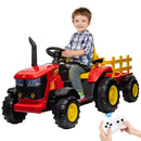 12V Electric Ride-On Tractor with Trailer for Kids Remote Control Toy Car Magic Cars 6