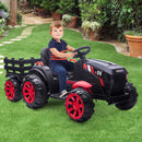 12V Electric Ride-On Tractor with Trailer for Toddlers and Kids Featuring LED Lights Magic Cars Variant 0