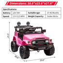 12V Battery-Powered Electric Ride-On Truck Car for Kids with Remote Control Magic Cars 18