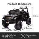 12V Kids Ride-On Truck Car with Remote Control, LED Lights, Music, and Power Wheels Magic Cars 1