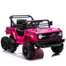 12V Electric Ride-On Jeep Truck Car with Remote Control and Slow Start for Kids Pink Magic Cars 13