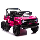 12V Electric Ride-On Jeep Truck Car with Remote Control and Slow Start for Kids Pink Magic Cars 16