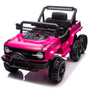 12V Electric Ride-On Jeep Truck Car with Remote Control and Slow Start for Kids Pink Magic Cars 7