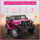 12V Electric Ride-On Off-Road Jeep Truck with Remote Control, LED Lights, and MP3 Player Magic Cars 6