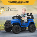 12V Electric Ride-On Truck for Kids with AUX Port, LED Lights, and 2 Speed Settings Magic Cars 12