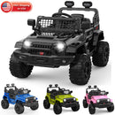 12V Electric Ride-On Truck for Kids with AUX Port, LED Lights, and 2 Speed Settings Magic Cars 2