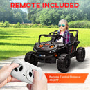 12V Ride-On UTV Truck Toy with 4-Wheel Suspension and Remote Control in Black Magic Cars 7