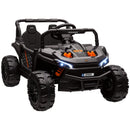 12V Ride-On UTV Truck Toy with 4-Wheel Suspension and Remote Control, Black Magic Cars 0