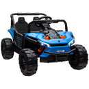 12V Ride-On UTV Truck Toy with 4-Wheel Suspension and Remote Control in Blue Magic Cars Variant 0