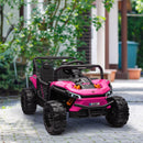 12V Pink Ride-On UTV Truck Toy with Remote Control and 4-Wheel Suspension Magic Cars 8