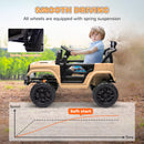 12V Ride-On Truck with Spring Suspension and Remote Control Magic Cars 17