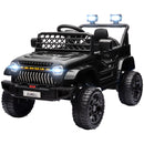 12V Ride-On Truck with Spring Suspension and Remote Control in Black Magic Cars 3