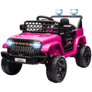 12V Pink Ride-On Truck with Spring Suspension and Remote Control Magic Cars 3