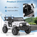 12V Remote-Controlled Bluetooth Ride-On Truck Magic Cars 8