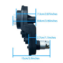 12V RS550 High-Speed 35000RPM Motor with Gearbox for Power Wheels and Ride-On Toys Magic Cars 2