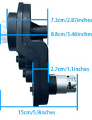 12V RS550 High-Speed 35000RPM Motor with Gearbox for Power Wheels and Ride-On Toys Magic Cars 4