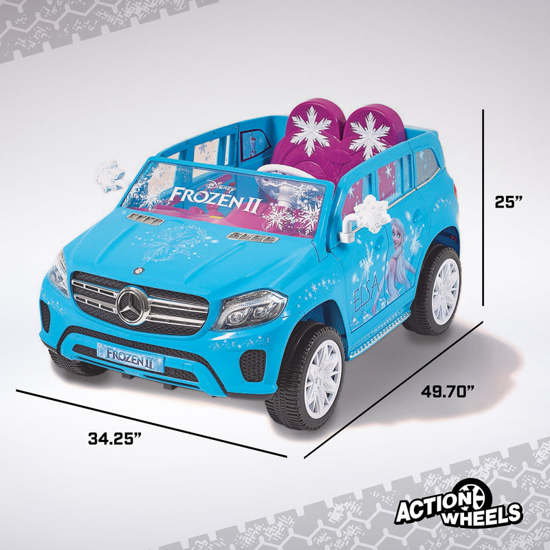12V 'S Frozen Mercedes GLS-320 Battery Powered Ride-On Kids Ages 3+
