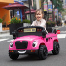 12V Kids School Bus Ride-On Toy with 1 Seat, Remote Control, LED Lights, and Power Display Magic Cars Variant 0