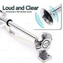 12V Single Trumpet Air Horn Silver with Premium Quality Alarm and Relay Included Magic Cars 1