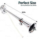 12V Single Trumpet Air Horn with Premium Silver Finish and Alarm Relay Included Magic Cars 3