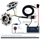 12V Supertone Horn Kit with Wire and Button High Low Tone for Car and Truck Magic Cars 6