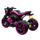 12V Kids Electric Three-Wheel Ride-On Motorcycle with Horns and LED Lights Magic Cars 4
