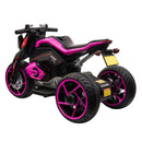 12V Kids Electric Three-Wheel Ride-On Motorcycle with Horns and LED Lights Magic Cars 2