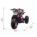 12V Kids Electric Three-Wheel Ride-On Motorcycle with Horns and LED Lights Magic Cars Variant 0