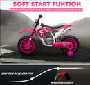 12V Electric Battery-Powered Kids Motorcycle Ride-On Toy with 2-Speed Settings Magic Cars 11