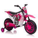 12V Electric Battery-Powered Kids Motorcycle Ride-On Toy with 2-Speed Settings Magic Cars 3