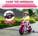 12V Electric Battery-Powered Kids Motorcycle Ride-On Toy with 2-Speed Settings Magic Cars 9