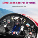 12V Electric Ride-On Airplane with RC and Realistic Sound Effects Magic Cars 12