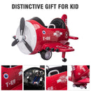 12V Electric Ride-On Airplane with RC and Realistic Sound Effects Magic Cars 17