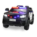 12V Kids Ride-On Police Car with Lights, Sounds, and Remote Control Magic Cars 2