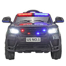 12V Kids Ride-On Police Car with Lights, Sounds, and Remote Control Magic Cars 4