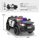 12V Kids Ride-On Police Car with Lights, Sounds, and Remote Control Magic Cars 7