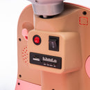 12V Two-Motor Kids Ride-On Electric Two-Seater Motorcycle Pink Level-Up Magic Cars 18