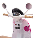 12V Two-Motor Electric Ride-On Motorcycle for Kids Two-Seater Rose Red Magic Cars 12