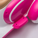 12V Two-Motor Electric Ride-On Motorcycle for Kids Two-Seater Rose Red Magic Cars 14