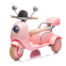 12V Two-Motor Kids Ride-On Electric Two-Seater Three-Wheel Motorcycle Magic Cars 6
