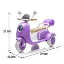 Dual Motor 12V Electric Motorcycle for Kids Aged 3-6 - Two-Seater Fun! Magic Cars 1