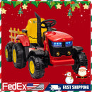 12V Electric Ride-On Tractor Car for Kids with Trailer and Rechargeable Battery Magic Cars 0