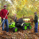 12V Upgraded Electric Ride-On Tractor with Trailer and Remote Control for Kids Magic Cars 8